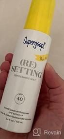 img 8 attached to Supergoop! (Re)Setting Refreshing Mist - SPF 40 PA+++ Facial Mist With Pollution Filtering - Sets Makeup, Refreshes UV Protection And Provides Natural Scent - 1 Fl Oz