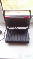 img 2 attached to Sandwich maker Kitfort KT-1609 Panini Maker, red review by Barbara Grska ᠌