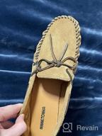 img 1 attached to Ultimate Comfort and Style: Minnetonka Men's Sole Moccasin Taupe review by Kurt Manning