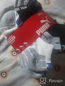 img 6 attached to 🧦 Подарочные носочки PUMA для мальчиков белого цвета: премиальный комфорт для детской одежды в разделе носки и чулки