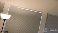 img 1 attached to Light Filtering Fawn Cellular Honeycomb Shade - 23" W X 48" H - BlindsAvenue Cordless Top Down Bottom Up 9/16"" Single Cell review by Joel Mosqueda