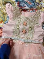 картинка 1 прикреплена к отзыву Платья и одежда для девочек с вышивкой принцессы для праздников, первой причастности и дня рождения от Heather Hale