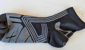 img 5 attached to Men'S & Women'S Quarter Athletic Running Socks No Blister Cushion Moisture Wicking For Cycling Sport