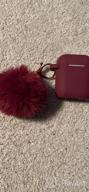 img 1 attached to Cute Cobalt Blue Filoto Case With Keychain And Pompom For Apple AirPods 2&1 Charging Case: Ideal Protective Accessories For Girls And Women review by Michael Vargas