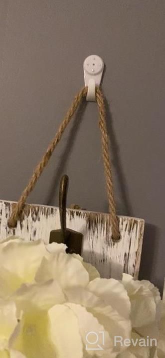 img 1 attached to Rustic Wall Sconces With Remote Control LED Fairy Lights - Farmhouse Decor Set Of Two For Living Room Home Decoration review by Roberta Berg