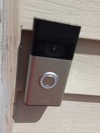 img 1 attached to Upgrade Your Ring Doorbell With POPMAS Adjustable Metal Angle Mount Bracket Kit (-45 To +45 Degree) review by Chase Steele