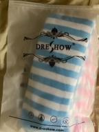 img 1 attached to DRESHOW Extra Long High Thigh Socks Striped Over Knee Thin Tights Long Stocking review by Stuart Dunn