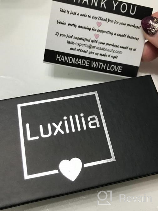 img 1 attached to Luxillia (Clear + Black) Magnetic Eyeliner With Eyelashes Kit - Free Applicator Tool, 8D Most Natural Look Eyelash No Magnets Needed - Best Reusable False Eye Lash, Waterproof Liner Pen And Lashes review by Kyle Collins