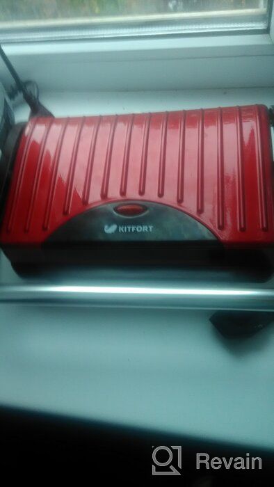 img 1 attached to Sandwich maker Kitfort KT-1609 Panini Maker, red review by Agata Swornowska-Kur ᠌