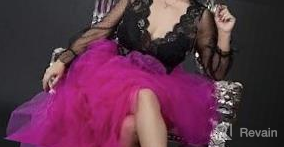 img 1 attached to Women'S Long High Low Ruffles Party Tulle Skirt: WDPL Perfect For Any Occasion! review by Jeremy Reddick