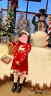 картинка 1 прикреплена к отзыву SMILING PINKER Рождественская одежда для девочек с Санта-клаусами и снежинками. от Becky Gilbert