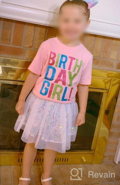 img 1 attached to Toddler T Shirt with White Sleeves – Girls' Clothing for Tops, Tees, & Blouses, Ideal for Birthday Celebrations review by Pavan Cormier