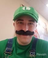 img 1 attached to Rocking Grandpa'S Self-Adhesive Mustache - Novelty Costume Accessory With False Facial Hair For Adults review by Steven Adams