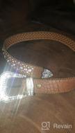 img 1 attached to Stylish Women'S Rhinestone Western Cowgirl Belt With Studded Design And Leather Finish - 35158 50158 review by Jeff Strutz