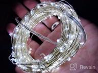 img 1 attached to Cool White 60Ft/360LED Fairy String Lights - Perfect For Wedding & Outdoor Decoration review by Owen Blanco