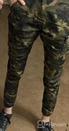 img 1 attached to Camouflage Cargo Jogger Pants For Women - Slim Fit High Waist With Belt By TwiinSisters review by Diane Hubert