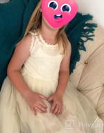 img 1 attached to Ivory Lace Vintage 👧 Flower Girl Dress by Bow Dream review by Junior Rojas