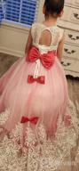 img 1 attached to Kids Puffy Tulle Ball Gown - Princess Lilac Long Girls' Pageant Dresses for Prom review by Holly Bryant