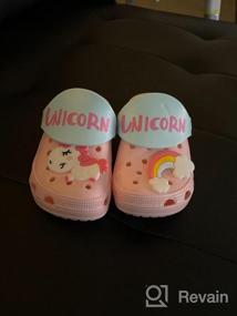 img 6 attached to 🦄 Coralup Unicorn Sandals: Toddler Anti-Slip Shoes for Boys, Perfect for Summer