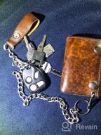 img 1 attached to Vintage Brown Leather Motorcycle WALLET review by Joel Payne