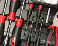 img 1 attached to Complete Home Repair Tool Set - Eastvolt 128-Piece Tool Set With Storage Toolbox review by Peter Hallett