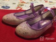 картинка 1 прикреплена к отзыву ALPHELIGANCE Sparkly Mary Jane Flats - Princess Dress Shoes for Girls от Eric Budd