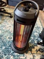 img 1 attached to Stay Warm And Comfortable With The 2-In-1 Space Radiant Heater: 120° Oscillation, 1500W Power, 4 Heating Modes, Dual-Protection, And Quiet Fast Heating For Indoors And Outdoors review by Daniel Delgado