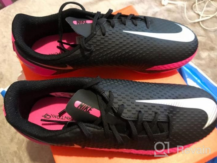 img 1 attached to Nike Phantom Academy Soccer Little Girls' Shoes review by Terry Murphy