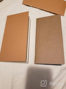img 7 attached to Set Of 3 Blank Travelers Notebook Inserts - 192 Thick Unlined Sketch Pages, Standard 4.25"X8.25
