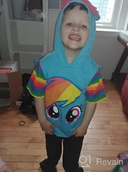 img 1 attached to Girls' Rainbow Dash, Twilight Sparkle, 🌈 Pinkie Pie Hooded Shirt - My Little Pony review by Kahyin Hawkins