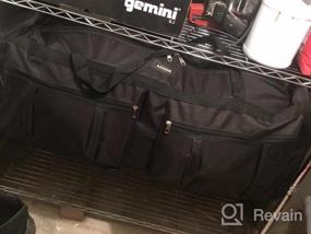 img 8 attached to Travel In Style And Comfort With Gothamite 42-Inch Rolling Duffle Bag - The Ultimate Oversized Luggage And Hockey Bag With Heavy Duty Wheels