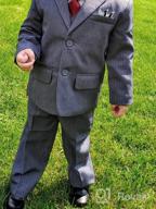 img 1 attached to Black Boys' GN214 Formal Dresswear for Suits & Sport Coats - Boys' Clothing review by Bill Maki
