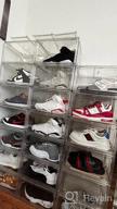 img 1 attached to Organize Your Sneaker Collection With Clear Stackable Shoe Boxes - 4Pack review by Kanwar Mix