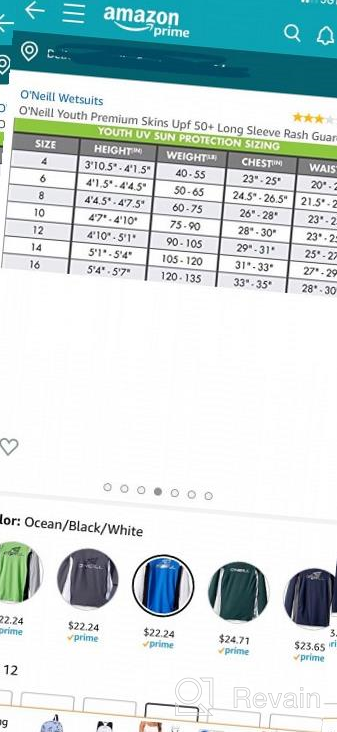 img 1 attached to 🩳 ONeill Premium Sleeve Graphite Boys' Swimwear for Youth review by Amrozi Papi