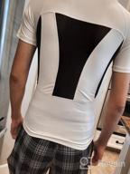 img 1 attached to Men's Slimming Compression Shirts Tshirts with Sleeve review by Brendan Baker