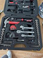 img 1 attached to 102-Piece Craftsman Home Tool Kit Mechanics Tools Set CMMT99448. review by Non Martin