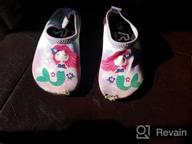 img 1 attached to RUNSIDE Girls Water Non Slip 👧 Barefoot Shoes - Athletic Footwear for Girls review by George Cochran