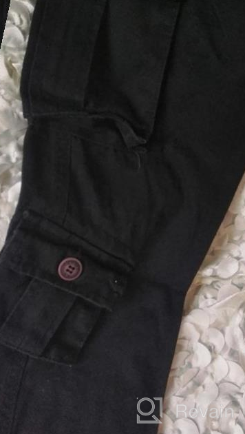 img 1 attached to 👖 Phorecys Toddler Zipper Button 140 Age Boys' Pants: Quality Clothing for Your Little One review by Demian Shah