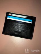 картинка 1 прикреплена к отзыву MEKU Wallet: Genuine Leather Business Minimalist Men's Accessories – The Perfect Blend of Style and Functionality от Dennis Long