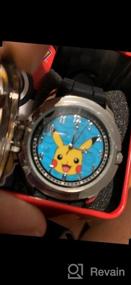 img 4 attached to Black Pokemon Boys' Analog Quartz Watch with Rubber Strap, 21 (Model: POK9056AZ)