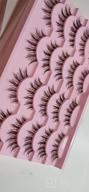img 1 attached to Manga Lashes Cluster Mixed Length Natural Look Eyelash Extensions Wispy DIY Lash Individual Hybrid Asian 10Mm-14Mm Anime Cluster Pack By Lanflower review by Eric Montgomery