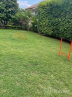 img 1 attached to Complete Dog Agility Training Kit With Obstacle Course Starter Set - Includes Tunnel, Jumping Ring, High Jumps, Weave Poles, Pause Box And Carrying Case For Outdoor Pet Games By XiaZ review by Josh Allred