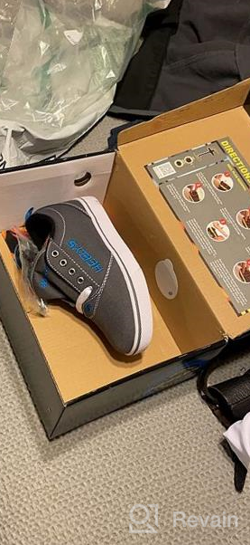 img 1 attached to 👟 Navy White Adult Boys' Heelys Shoes review by Tony Trotter