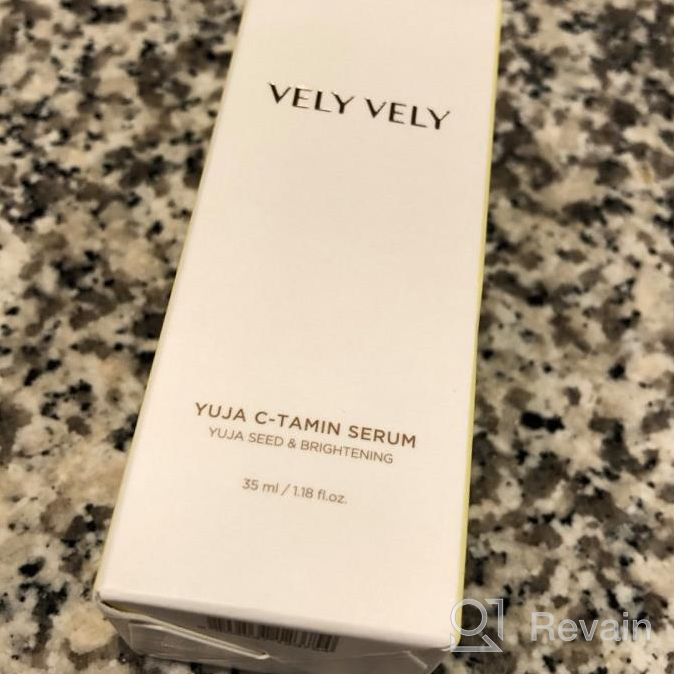 img 1 attached to VELY VELY Yuzu Vitamin Serum - Soothing C-Tamin Serum For Face (1.18 Fl. Oz. / 35Ml) review by Jessica Escobar