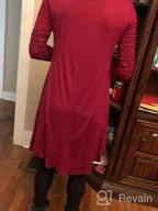 img 1 attached to Comfortable And Versatile: DEARCASE Women'S Long Sleeve Casual T-Shirt Dress review by Byron Patil