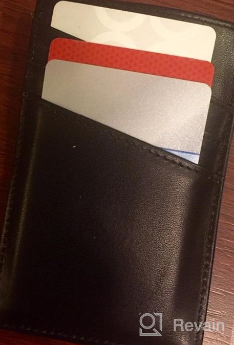 img 1 attached to Genuine Leather Window Card Men's Accessories Wallet by TOVIER - Wallets, Card Cases, and Money Organizers review by James Oconnor