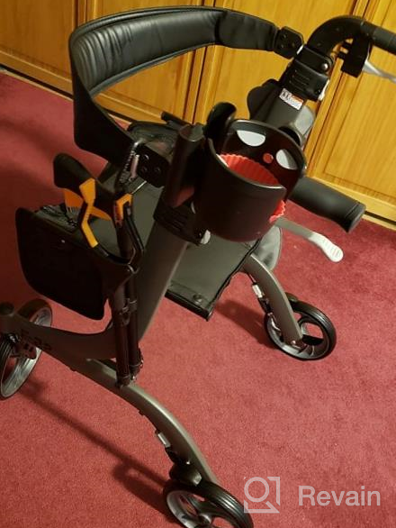 img 1 attached to 2-In-1 Stroller Cup Holder And Mobile Phone Case - Universal Storage Rack With 360 Degree Rotation, Ideal For Bikes, Pushchairs, Wheelchairs, Walkers, And Bicycles, Fits Most Cup Sizes review by Peter Mendoza