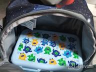 img 1 attached to Portable And Leakproof Stainless Steel Lunch Box For Toddler Daycare And Pre-School Snacks In Purple Lilac Color review by Jenna Fonoti