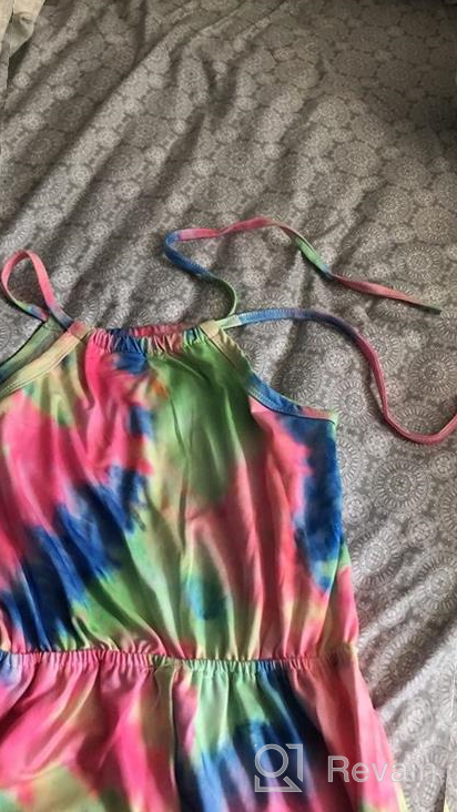 img 1 attached to Vibrant Gradient Multicolor Toddler Girls' One Piece Clothing - Perfect for All-day Play! review by Anna Lee