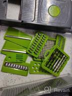 img 1 attached to Multifunctional vegetable grater 14 in 1 / harvester / chopper / vegetable cutter / grater review by Anastazja Miller ᠌